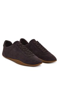 Calvin Klein Sneakersy Baller Sneaker Laceup HW0HW03263 Bordowy. Kolor: czerwony. Materiał: skóra, zamsz #6
