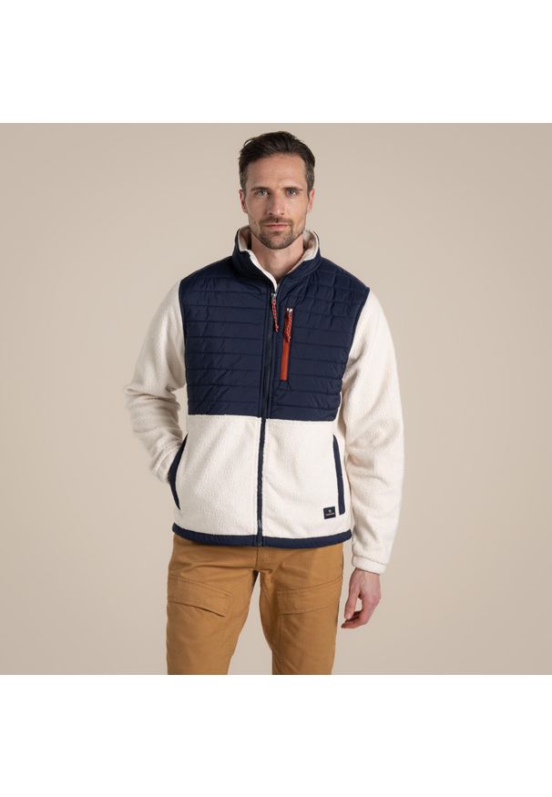 CRAGHOPPERS - Polar Craghoppers Montadale Hybrid. Kolor: niebieski, wielokolorowy, biały. Materiał: polar. Sport: turystyka piesza