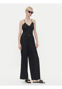 Emporio Armani Spodnie materiałowe EW000594 AF12206 FC043 Czarny Wide Leg. Kolor: czarny. Materiał: syntetyk #3
