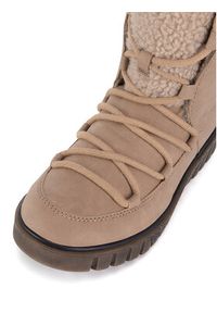 Rieker Trzewiki Y3408-20 Beżowy. Kolor: beżowy. Materiał: materiał #3