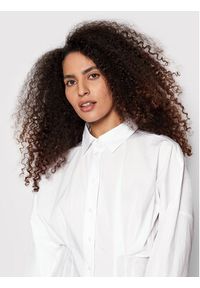 Sisley Koszula 51T35QF17 Biały Regular Fit. Kolor: biały. Materiał: bawełna #2