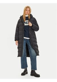 Pepe Jeans Kurtka zimowa Bibi PL402437 Czarny Loose Fit. Kolor: czarny. Materiał: syntetyk. Sezon: zima