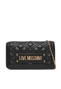 Love Moschino - LOVE MOSCHINO Torebka JC5681PP0NLA0000 Czarny. Kolor: czarny. Materiał: skórzane