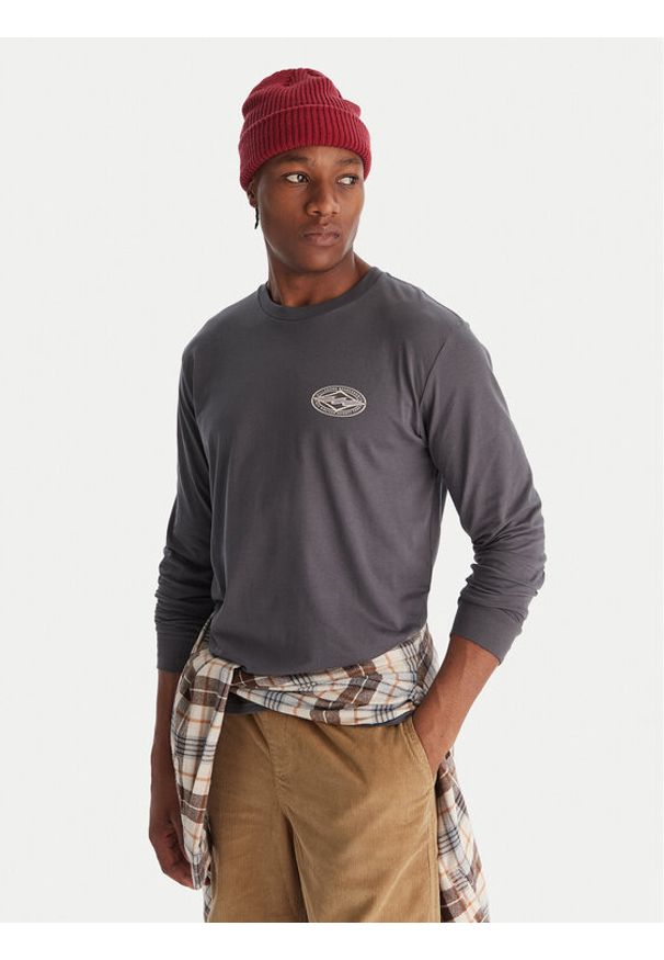 Billabong Longsleeve Diamond Vision EBYZT00368 Szary Regular Fit. Kolor: szary. Materiał: bawełna. Długość rękawa: długi rękaw