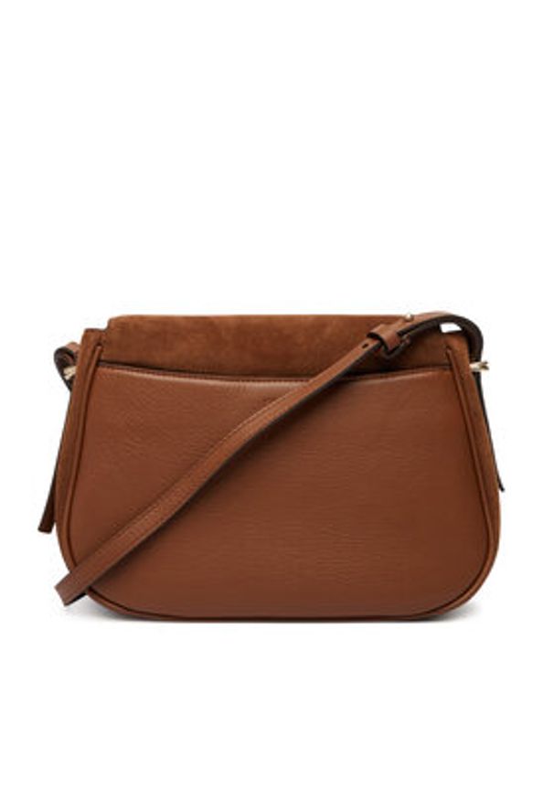 BOSS Torebka Boss Beyond Saddle S 50557963 Brązowy. Kolor: brązowy. Materiał: zamszowe, skórzane