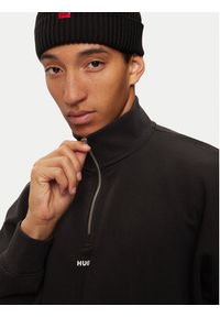 Hugo Bluza Durty244 50525881 Czarny Regular Fit. Kolor: czarny. Materiał: bawełna