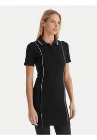 Guess Sukienka dzianinowa V5YK00 KCX12 Czarny Regular Fit. Kolor: czarny. Materiał: wiskoza #1
