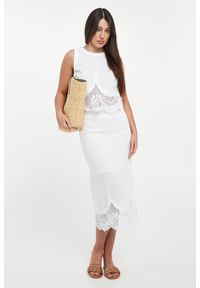 Twinset Milano - Top damski lniany TWINSET. Materiał: len #5