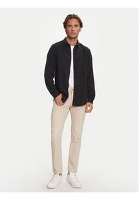 Jack & Jones Koszula Joshua 12258429 Czarny Slim Fit. Kolor: czarny. Materiał: syntetyk, bawełna #4