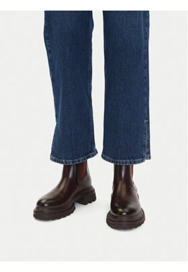 Jenny - JENNY Sztyblety CEO-HY66001-2 Brązowy. Kolor: brązowy. Materiał: materiał, syntetyk