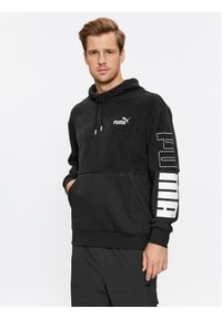 Puma Bluza Puma Power 675913 Czarny Regular Fit. Kolor: czarny. Materiał: syntetyk