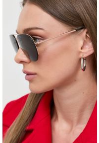 Daniel Wellington okulary przeciwsłoneczne kolor czarny. Kolor: czarny #2