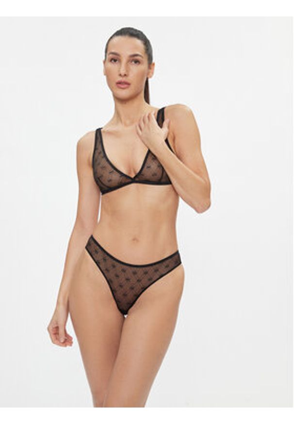 Emporio Armani Underwear Biustonosz braletka 164777 3F205 00020 Czarny. Kolor: czarny. Materiał: syntetyk