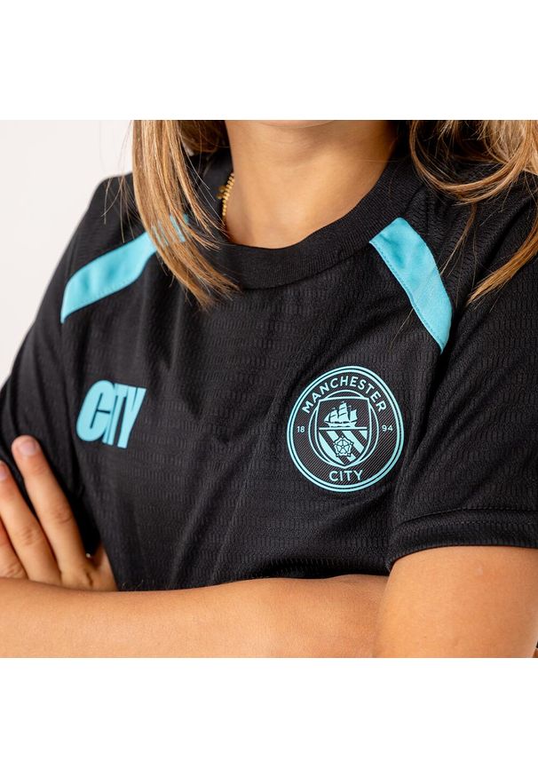 MANCHESTER CITY - Koszulka Wyjazdowa Manchester City 25/26 dla Dzieci. Kolor: czarny. Sport: piłka nożna