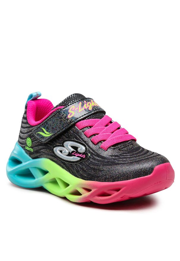 skechers - Sneakersy Skechers Color Radiant 302325L/BKMT Black/Multi. Kolor: czarny. Materiał: materiał