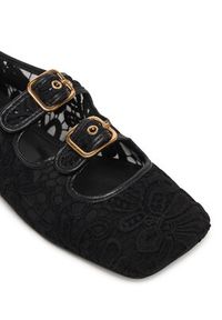 AGL Baleriny Ceramic D840007PGK77831013 Czarny. Kolor: czarny. Materiał: materiał #2