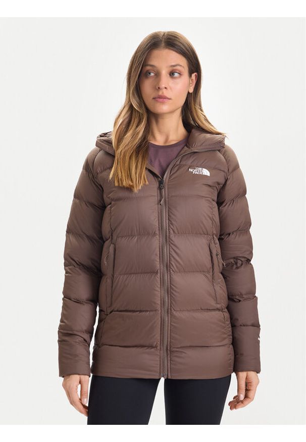 The North Face Kurtka puchowa Hyalite NF0A8E74 Brązowy Regular Fit. Kolor: brązowy. Materiał: syntetyk