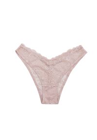 Intica - Figi koronkowe codzienne i na specjalne okazje Bozana. Kolor: różowy. Materiał: koronka. Wzór: koronka