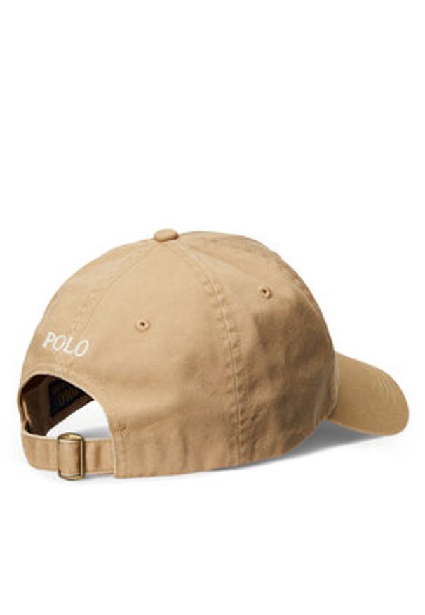 Polo Ralph Lauren Czapka z daszkiem 710667709092 Beżowy. Kolor: beżowy. Materiał: bawełna