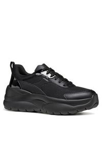 Geox Sneakersy D Xtors D551FD 01454 C9997 Czarny. Kolor: czarny. Materiał: skóra #4
