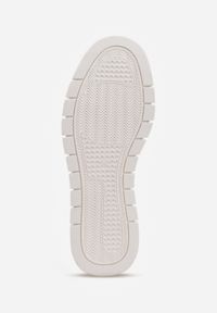 Renee - Białe Płaskie Sneakersy Vices ze Sznurowaniem Lorori. Okazja: na co dzień. Zapięcie: sznurówki. Kolor: biały. Materiał: jeans. Sezon: wiosna, lato #4