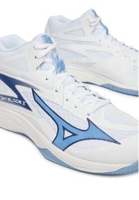 Mizuno Buty halowe Thunder Blade Z Mid V1GA2375 Biały. Kolor: biały. Materiał: materiał