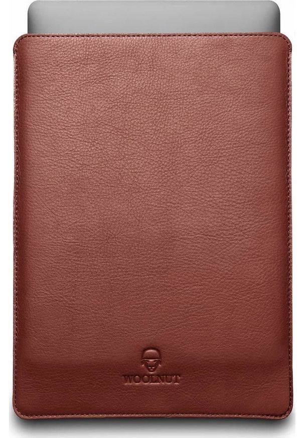 WOOLNUT - Etui Woolnut Leather Sleeve 13" Brązowy. Kolor: brązowy