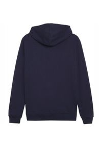 Puma - Męska Bluza Z Kapturem Team Goal Casual Full Zip. Typ kołnierza: kaptur. Kolor: niebieski
