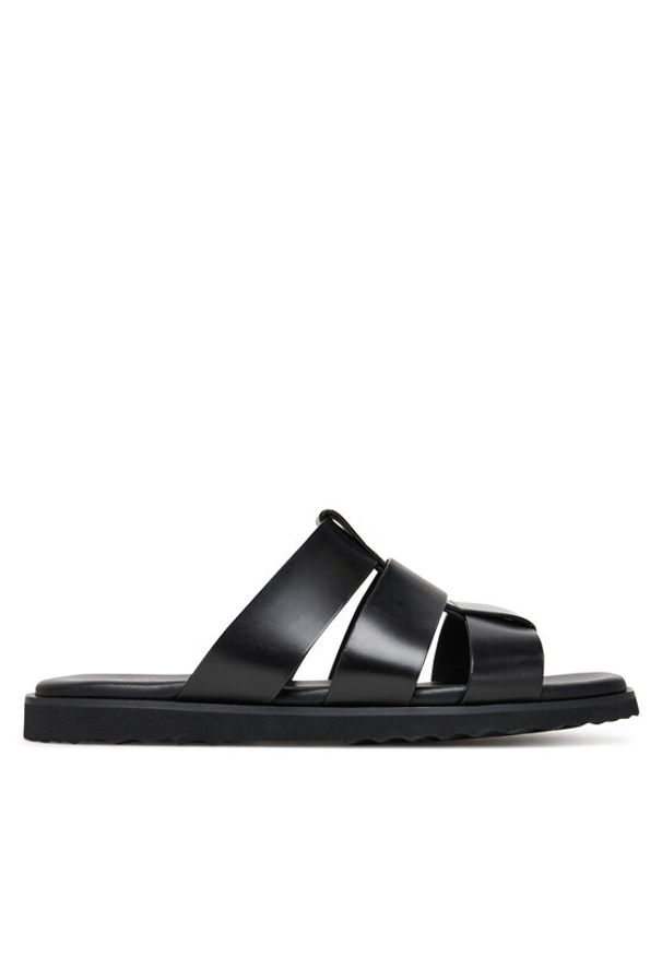 Aldo Klapki Light 13914641 Czarny. Kolor: czarny. Materiał: skóra