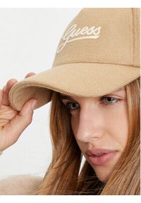 Guess Czapka z daszkiem AW5182 WOL01 Beżowy. Kolor: beżowy. Materiał: materiał