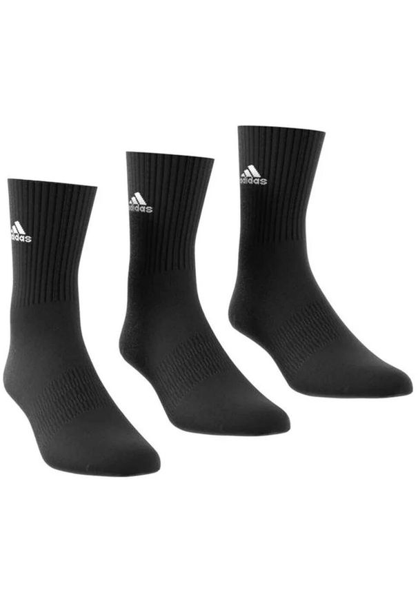 Skarpety sportowe męskie Adidas Cushioned Crew 3-pak. Kolor: czarny
