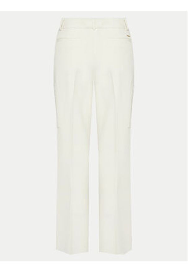 DKNY Spodnie materiałowe UB4PX263 Écru Regular Fit. Materiał: syntetyk