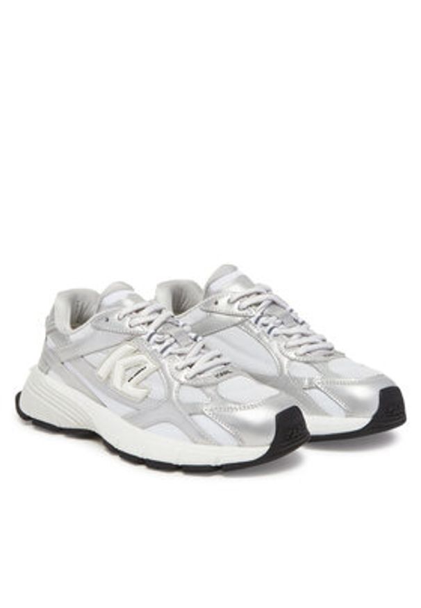 Karl Lagerfeld - KARL LAGERFELD Sneakersy Orion KL65525 Biały. Kolor: biały. Materiał: skóra
