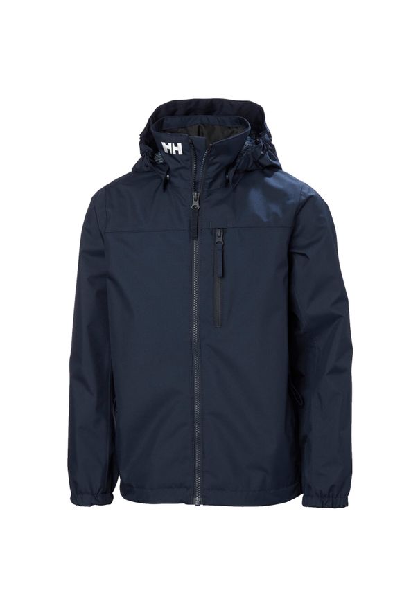 Dziewczęca kurtka wodoodporna Helly Hansen Crew. Kolor: niebieski