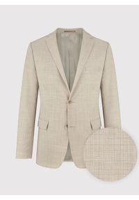 Pako Lorente - PAKO LORENTE – Wełniana marynarka garniturowa w kolorze beżowym. Kolor: beżowy. Materiał: wełna #1