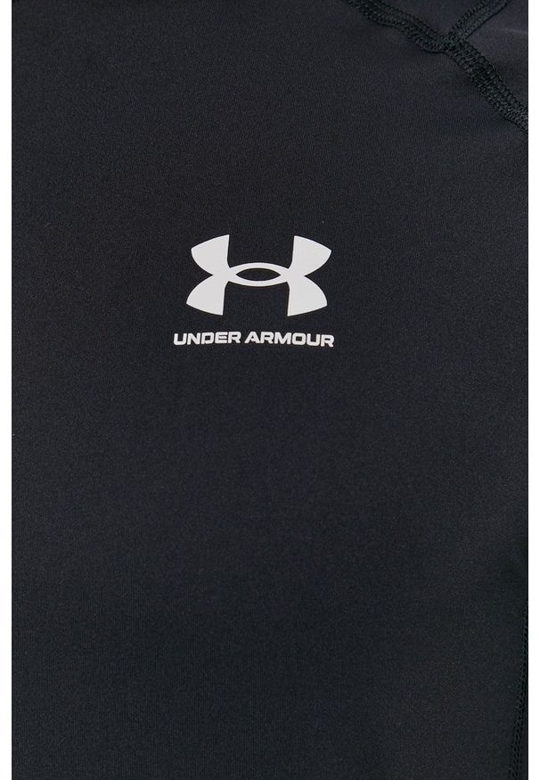 Under Armour - T-shirt. Okazja: na co dzień. Kolor: czarny. Materiał: dzianina. Styl: casual