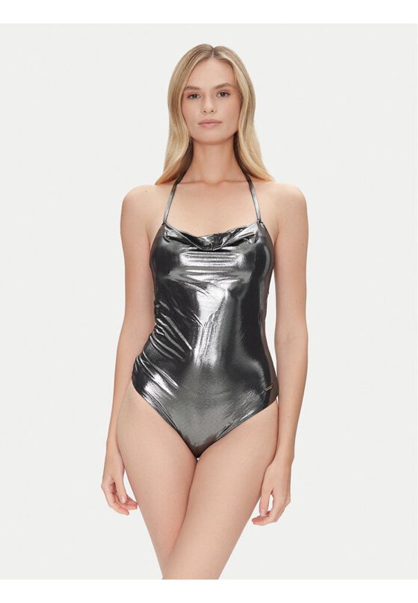 Emporio Armani Strój kąpielowy EW000600 AF12203 FC072 Srebrny. Kolor: srebrny. Materiał: syntetyk