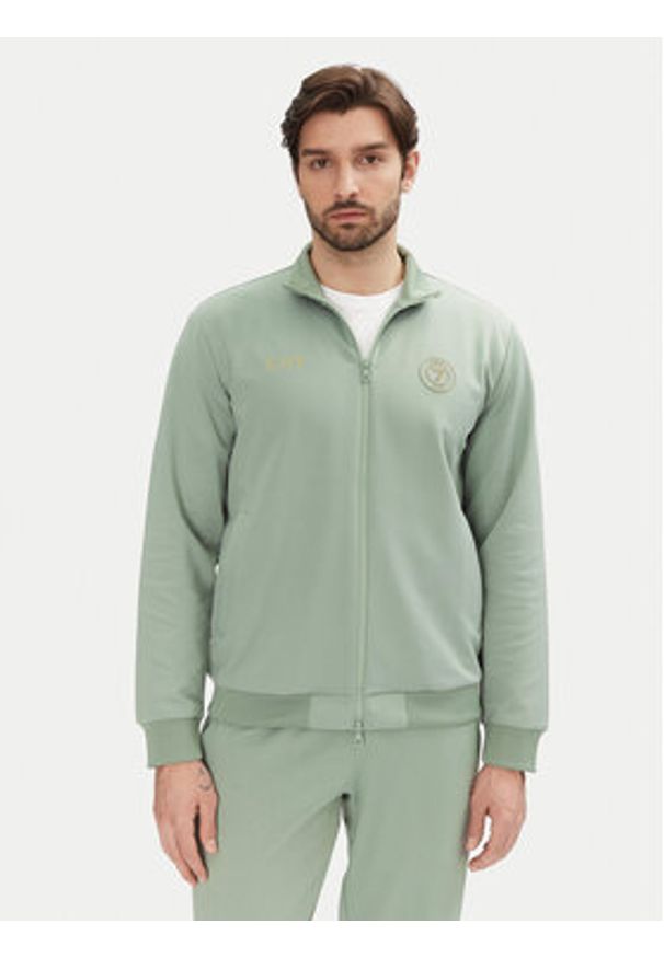 EA7 Emporio Armani Dres 7M000554 AF13526 U9024 Zielony Regular Fit. Kolor: zielony. Materiał: syntetyk