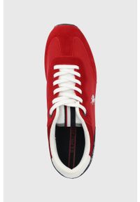U.S. Polo Assn. buty kolor czerwony. Zapięcie: sznurówki. Kolor: czerwony. Materiał: guma #3