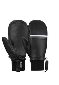 Rękawice unisex Reusch Marlon R-Tex Xt Mitten jednopalczaste. Kolor: czarny. Materiał: poliester, skóra. Sezon: zima. Sport: narciarstwo #1