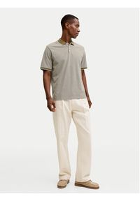 Jack & Jones Polo Blualves 12274681 Zielony Regular Fit. Typ kołnierza: polo. Kolor: zielony. Materiał: syntetyk, bawełna #5