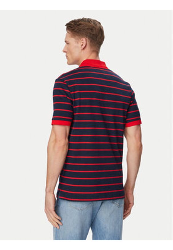 Tommy Jeans Polo DM0DM22708 Granatowy Regular Fit. Typ kołnierza: polo. Kolor: niebieski. Materiał: bawełna