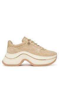 MICHAEL Michael Kors Sneakersy Arla 43T6ARFS1S Khaki. Kolor: brązowy. Materiał: skóra, zamsz #1