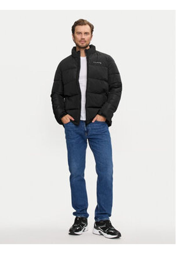 John Richmond Kurtka puchowa Padded Jacket UMA24192PI Czarny Regular Fit. Kolor: czarny. Materiał: syntetyk