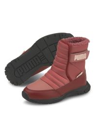 Śniegowce dziewczynki Puma NIEVE WTR AC PS. Kolor: czerwony. Sezon: zima