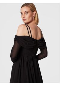 Babylon Sukienka koktajlowa R_E00790 Czarny Regular Fit. Kolor: czarny. Materiał: syntetyk. Styl: wizytowy #3