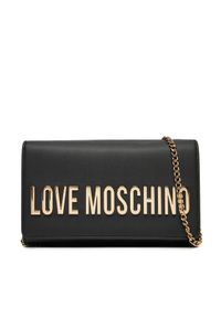 Love Moschino - LOVE MOSCHINO Torebka JC4103PP1MKD0000 Czarny. Kolor: czarny. Materiał: skórzane