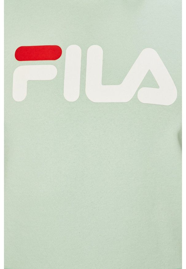 Fila - Bluza. Okazja: na co dzień. Kolor: turkusowy. Materiał: materiał. Styl: casual