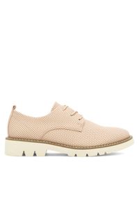 Clara Barson Oxfordy Gracie WS6277-01 Różowy. Kolor: różowy. Materiał: skóra