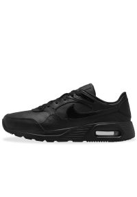Buty Nike Air Max SC Leather DH9636-001 - czarne. Zapięcie: sznurówki. Kolor: czarny. Materiał: guma, skóra. Szerokość cholewki: normalna. Model: Nike Air Max